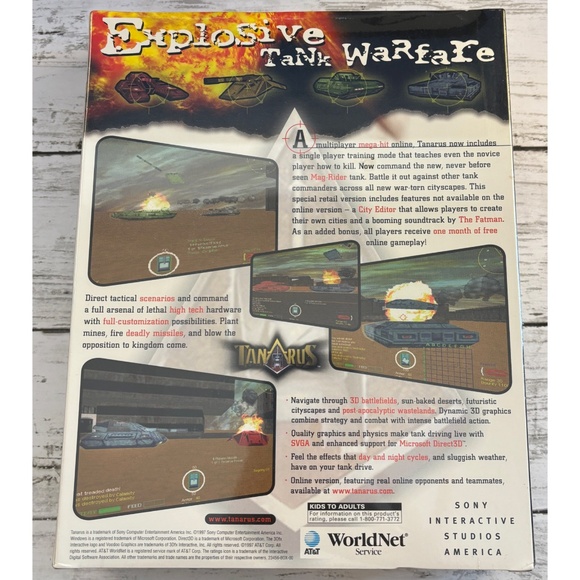 Tanarus PC CD-ROM Game Box Set (Sealed) - Picture 2 of 6